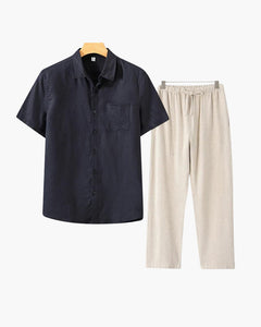 Linen set (short sleeve)