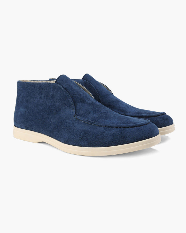 High suede moccasins