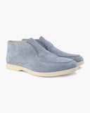 High suede moccasins