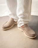 Suede moccasins
