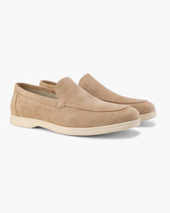 Suede moccasins