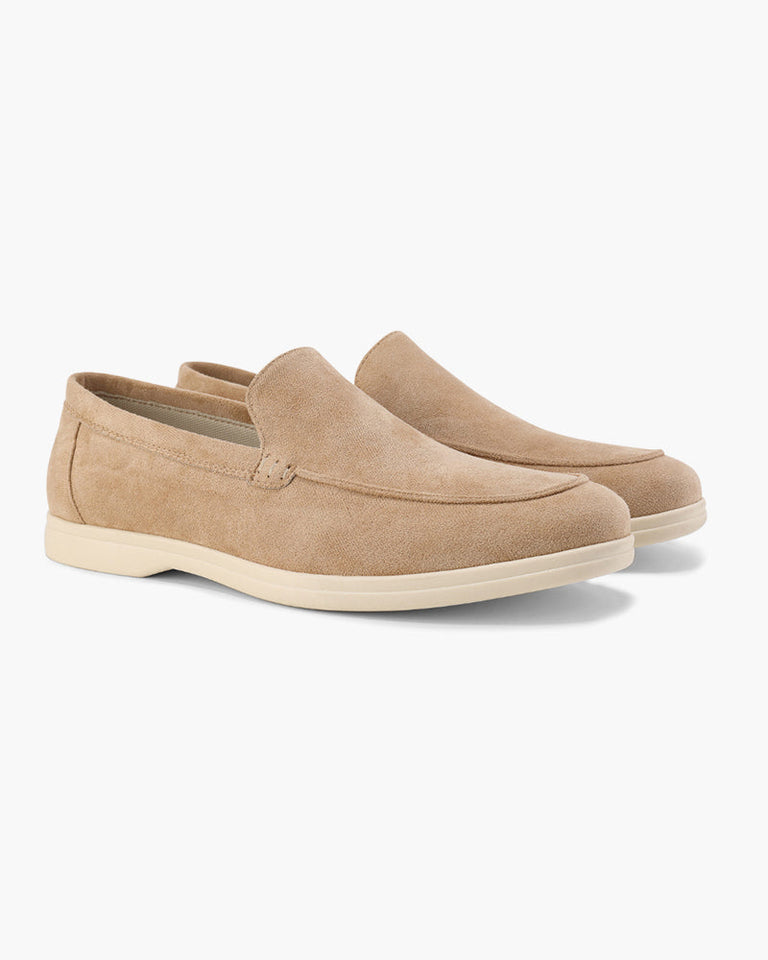 Suede moccasins