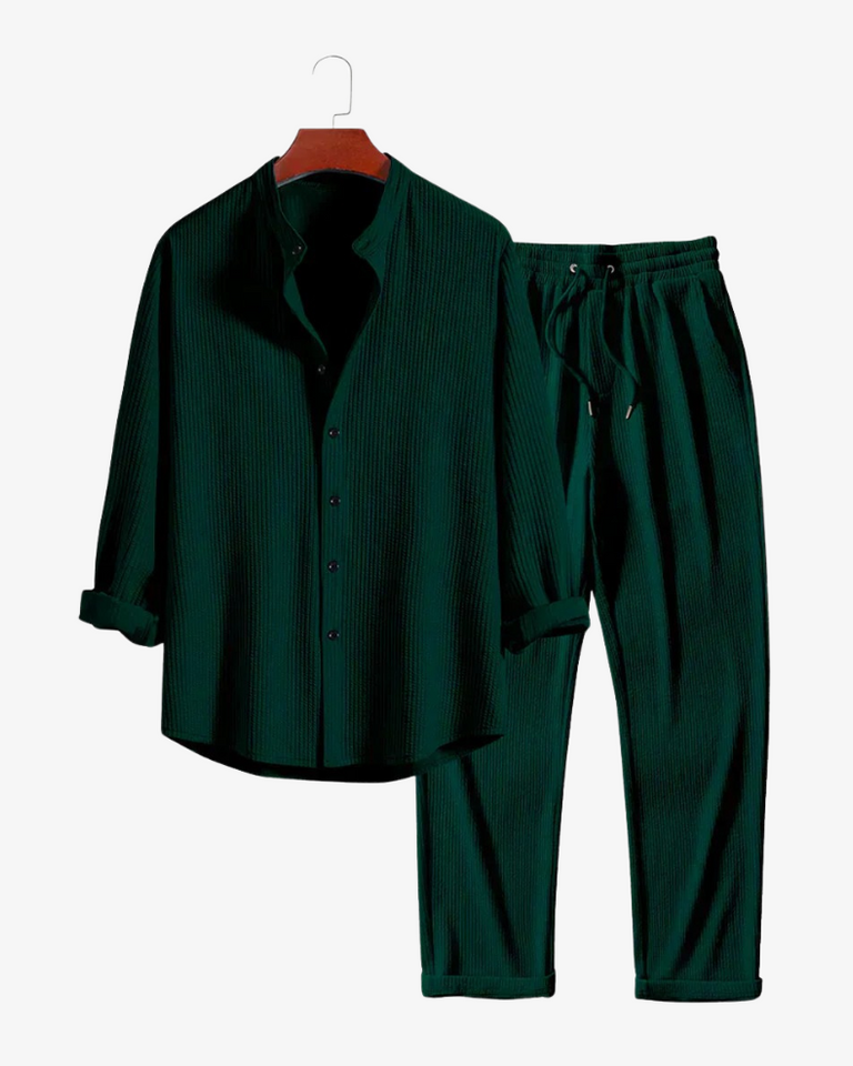 Men's Two-Piece Set – Premium Black