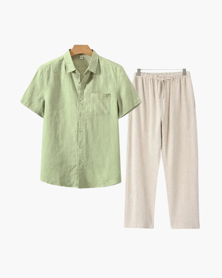 Linen set (short sleeve)