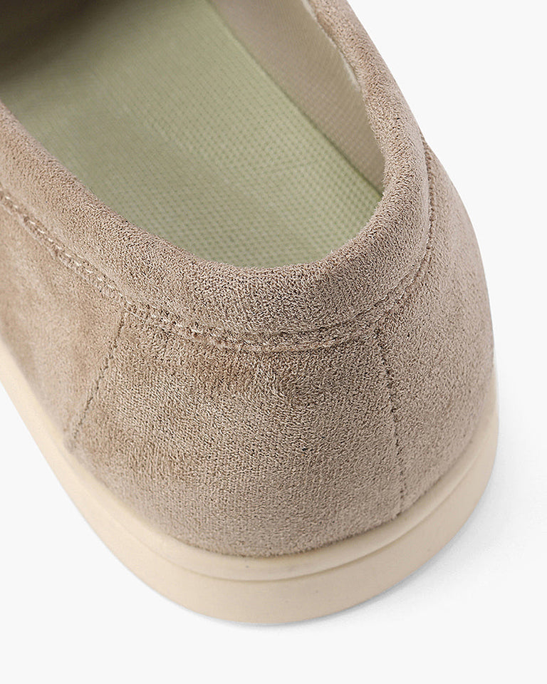 Suede moccasins