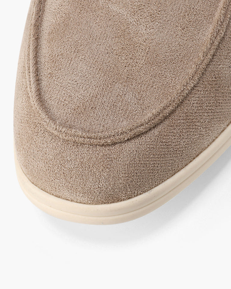 Suede moccasins