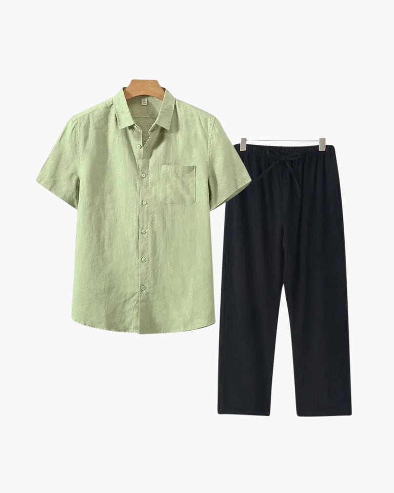 Linen set (short sleeve)