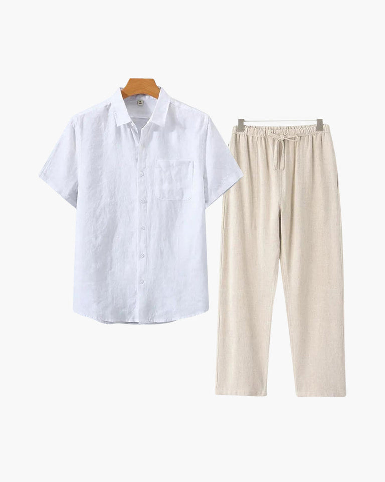 Linen set (short sleeve)