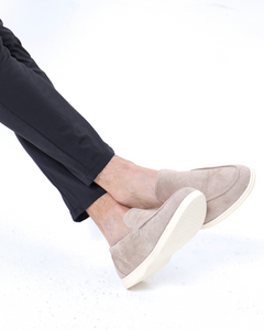 Suede moccasins