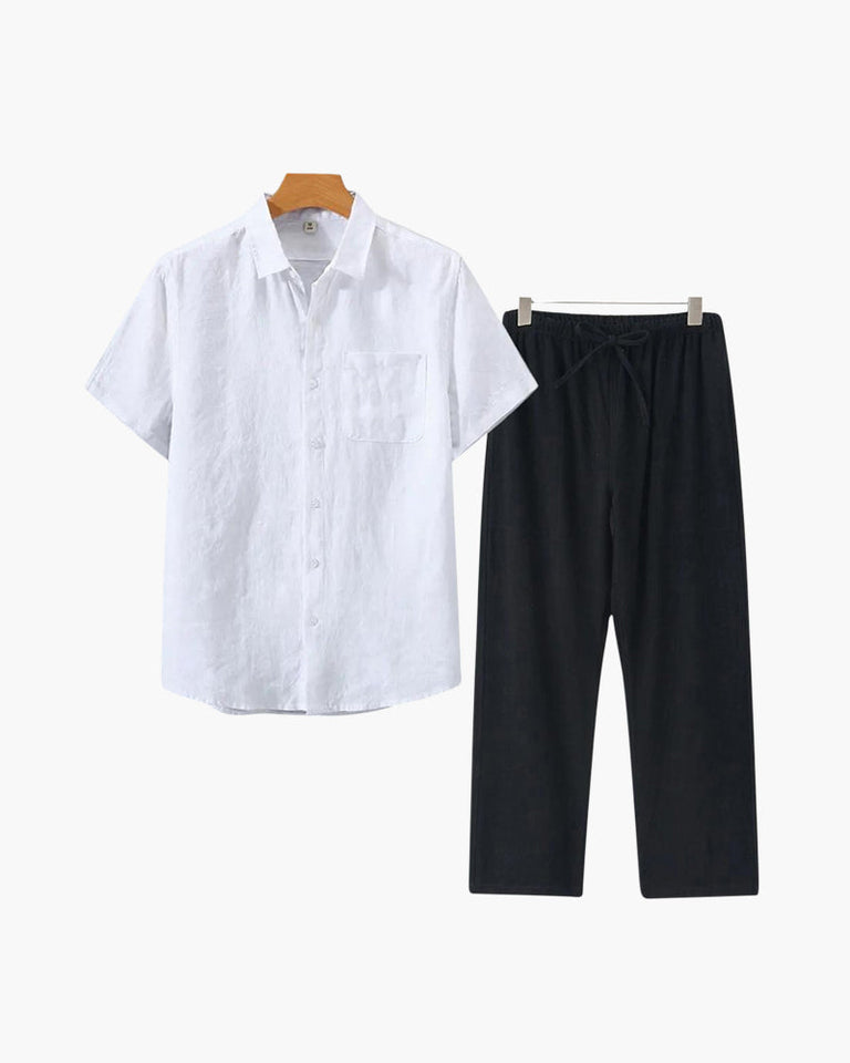 Linen set (short sleeve)