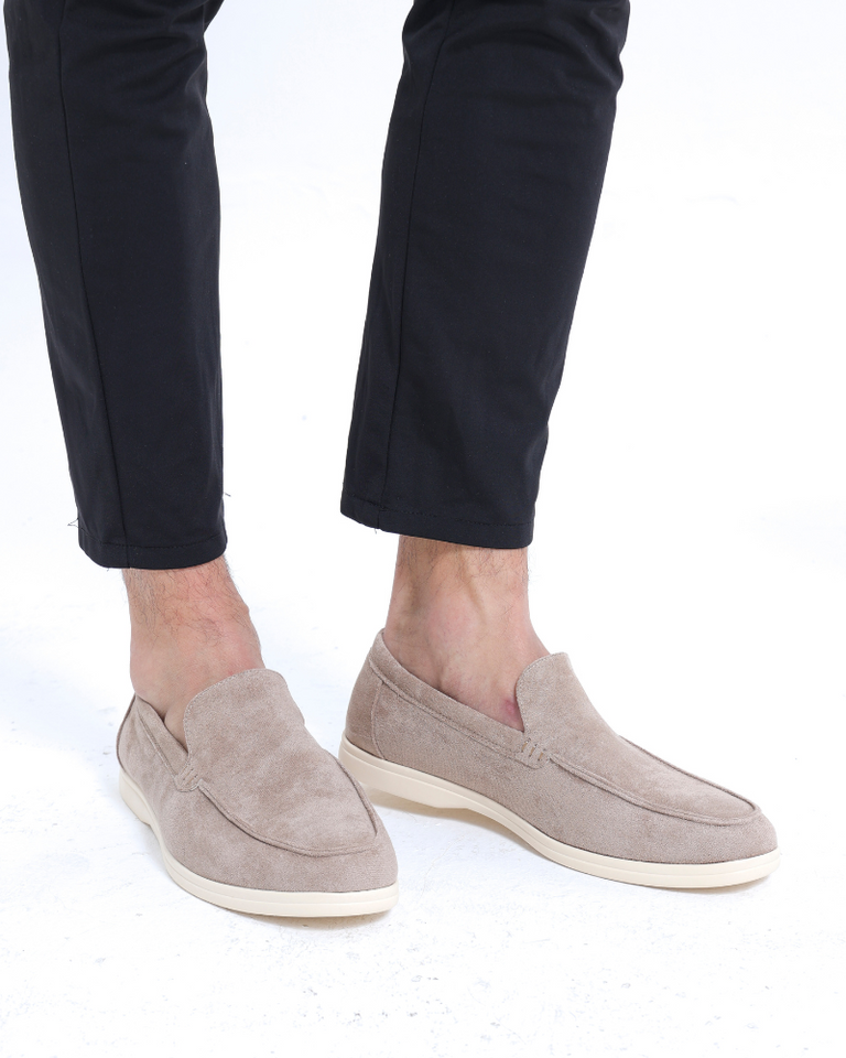 Suede moccasins