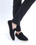 Suede moccasins