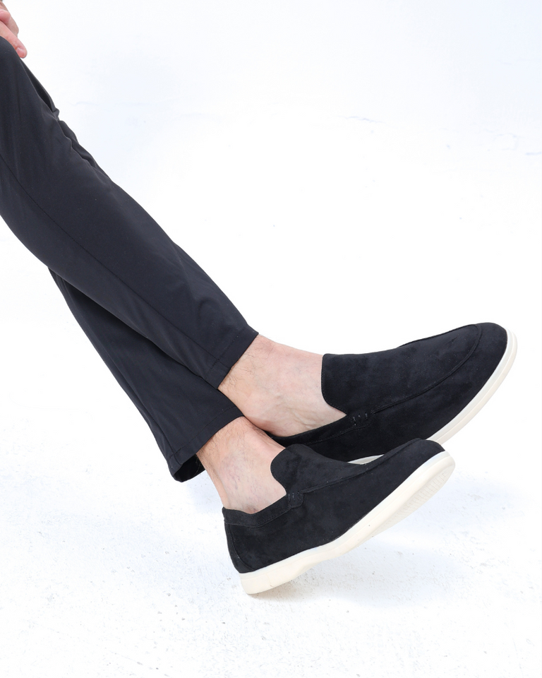 Suede moccasins