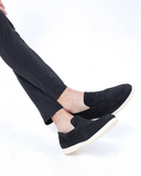 Suede moccasins