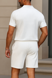Premium Casual Set – Polo shirt and shorts in a 2-pack