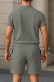 Premium Casual Set – Polo shirt and shorts in a 2-pack