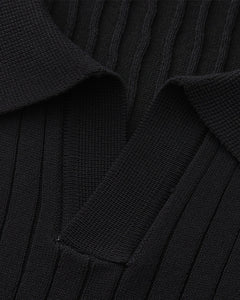 Premium-Rippstrickpolo