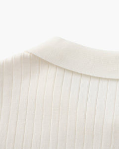 Premium-Rippstrickpolo