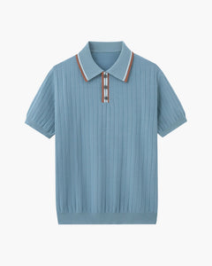 The Ashford knitted polo shirt