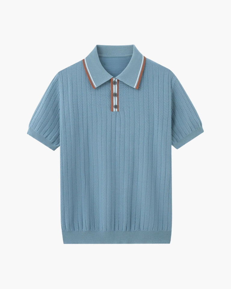 The Ashford knitted polo shirt
