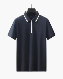 The Ridgeway zip-up polo