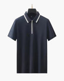The Ridgeway zip-up polo