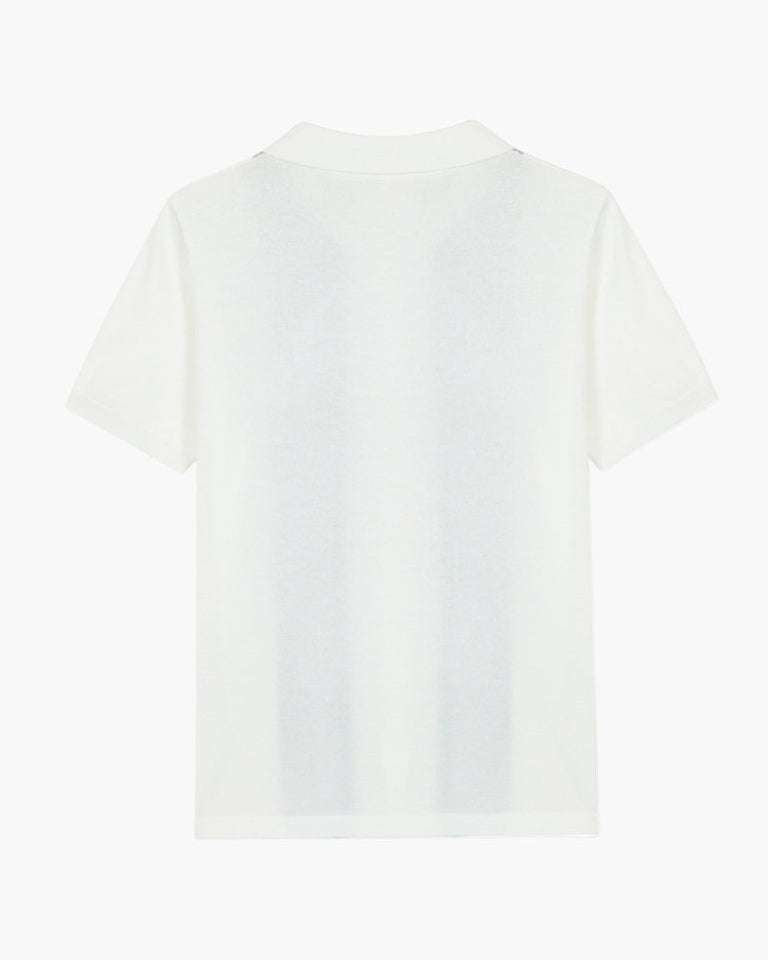 The Bradford fine-knit polo
