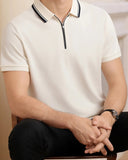 The Ridgeway zip-up polo