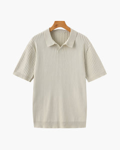 Premium-Rippstrickpolo