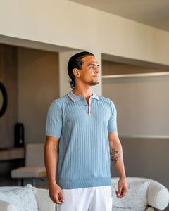 The Ashford knitted polo shirt