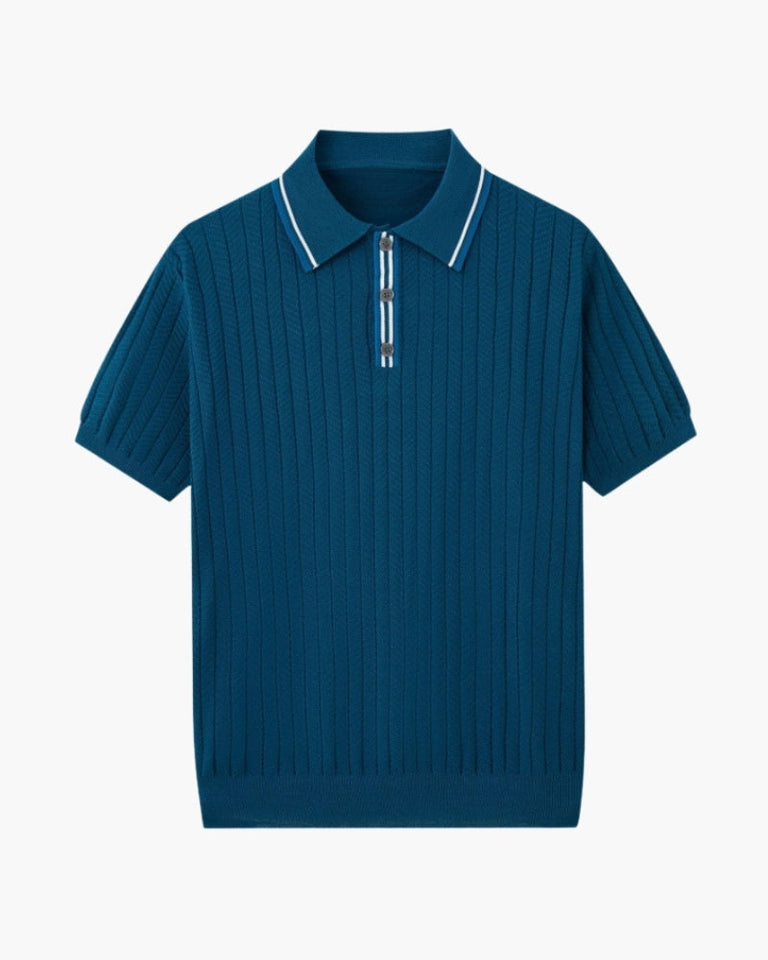 The Ashford knitted polo shirt