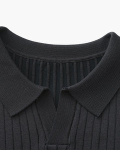 Premium-Rippstrickpolo