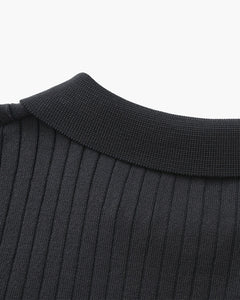 Premium-Rippstrickpolo