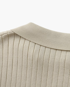 Premium-Rippstrickpolo