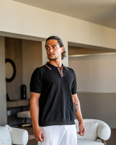 The Ashford knitted polo shirt
