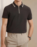 The Ridgeway zip-up polo