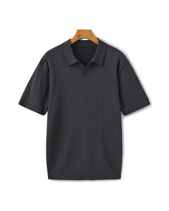 Premium-Rippstrickpolo