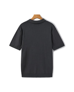 Premium-Rippstrickpolo