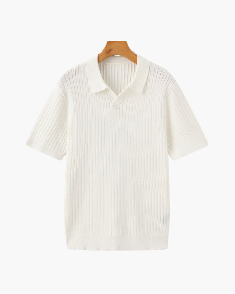 Premium-Rippstrickpolo
