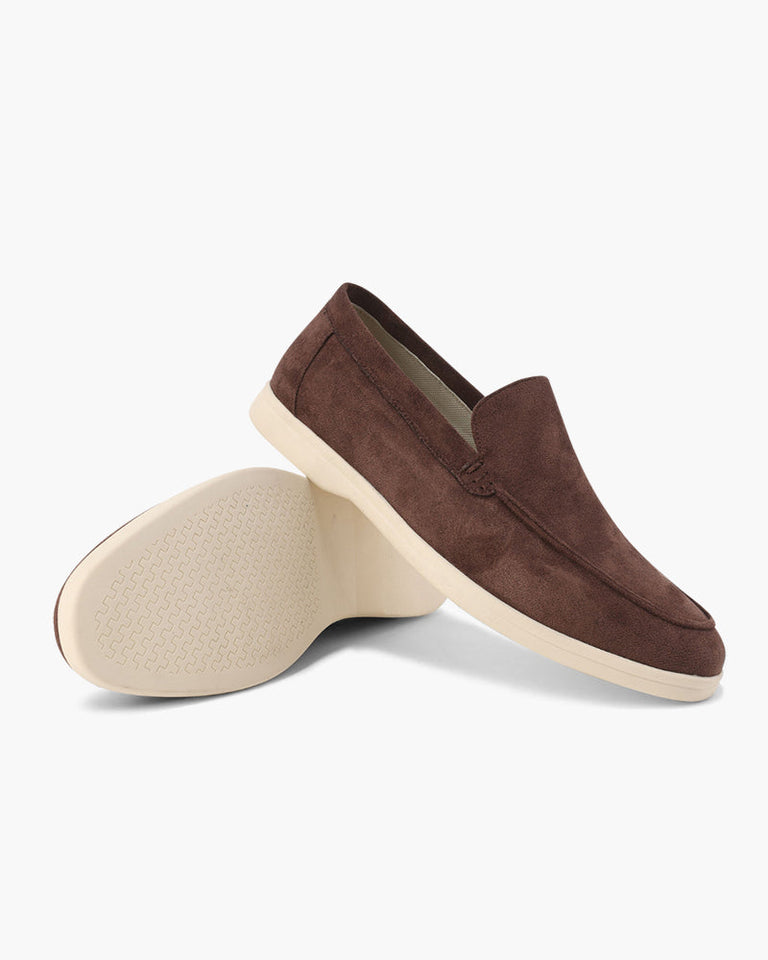 Suede moccasins