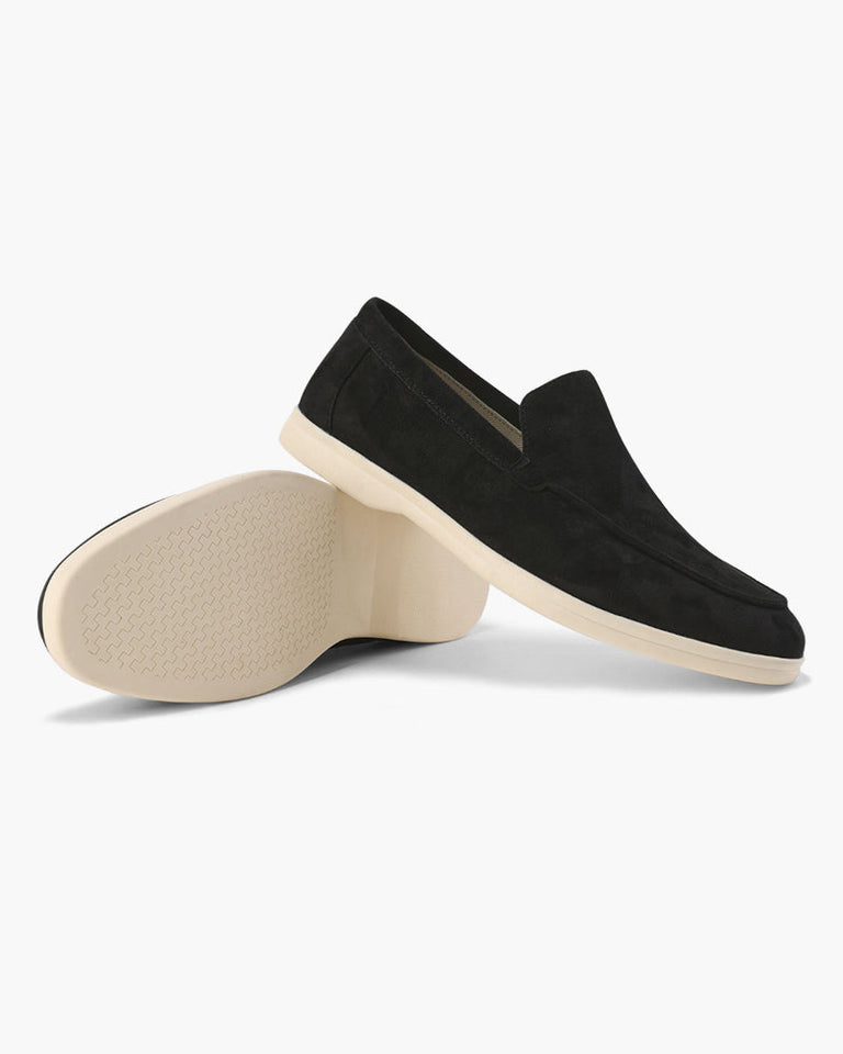 Suede moccasins