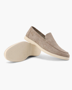 Suede moccasins