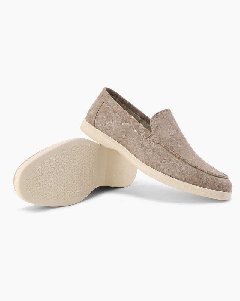 Suede moccasins