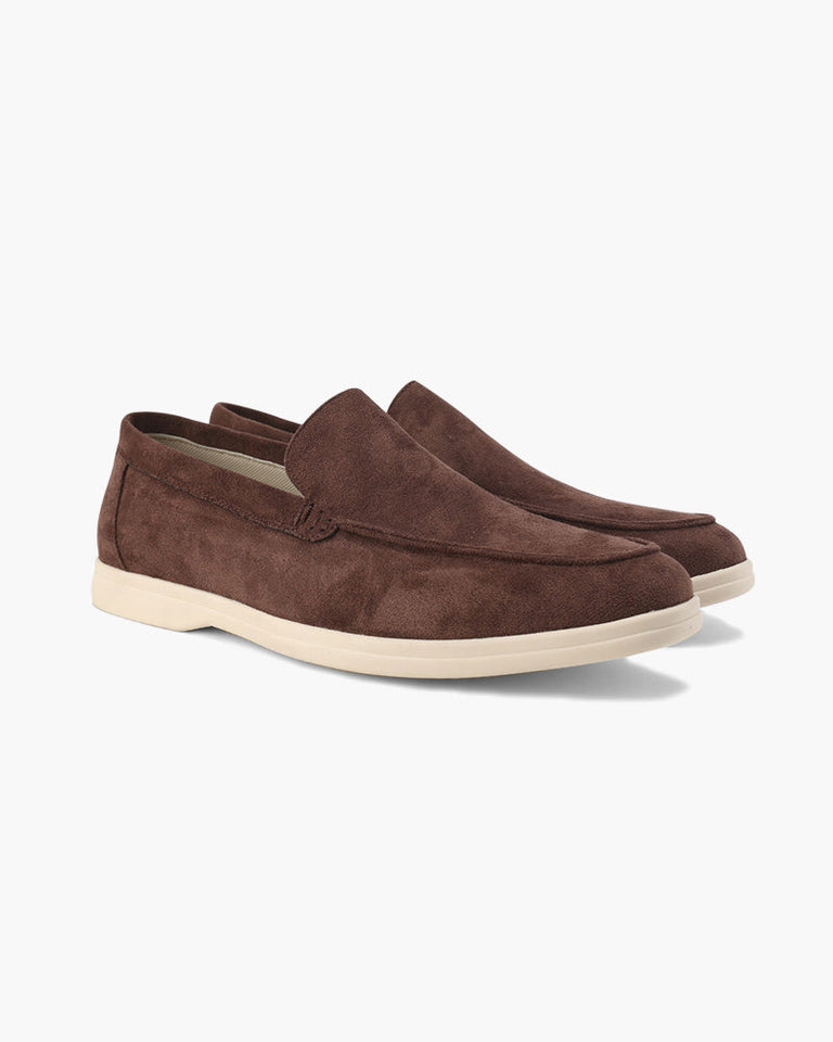 Suede moccasins