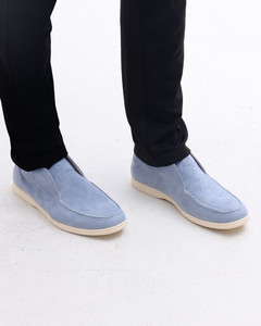 High suede moccasins